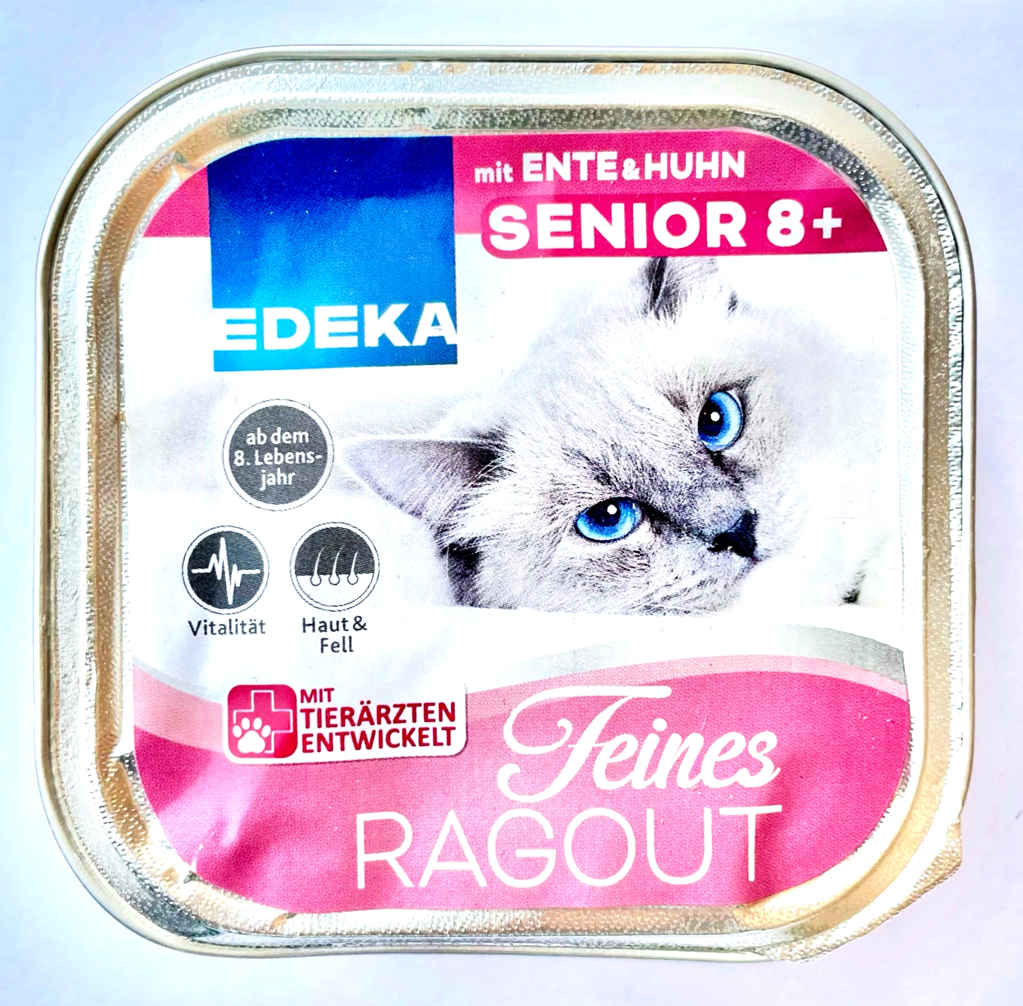 EDEKA Feines Ragout Senior mit Ente & Huhn 16 x 100g