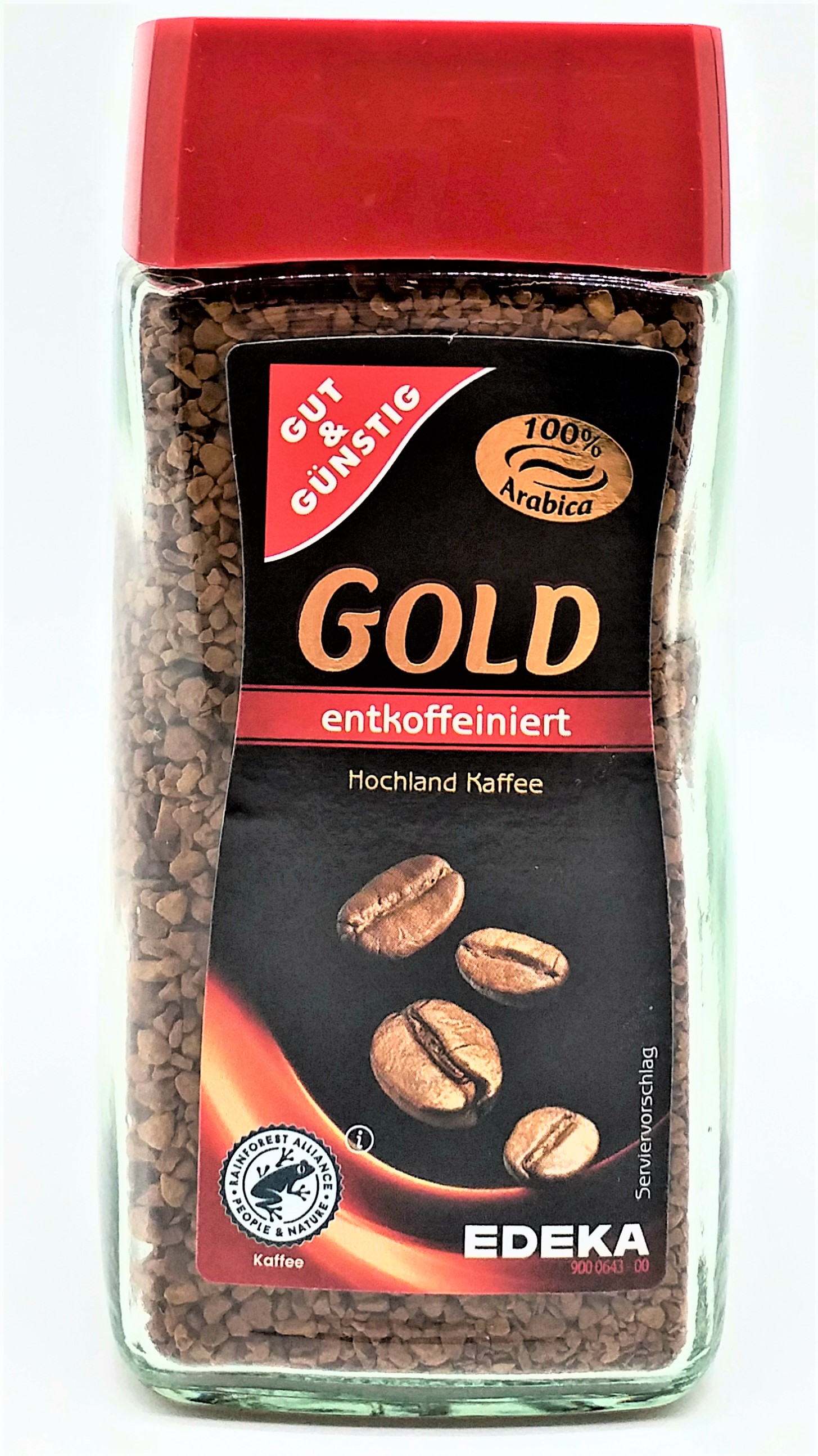 G&G Gold löslicher Kaffee entkoffeiniert 100g
