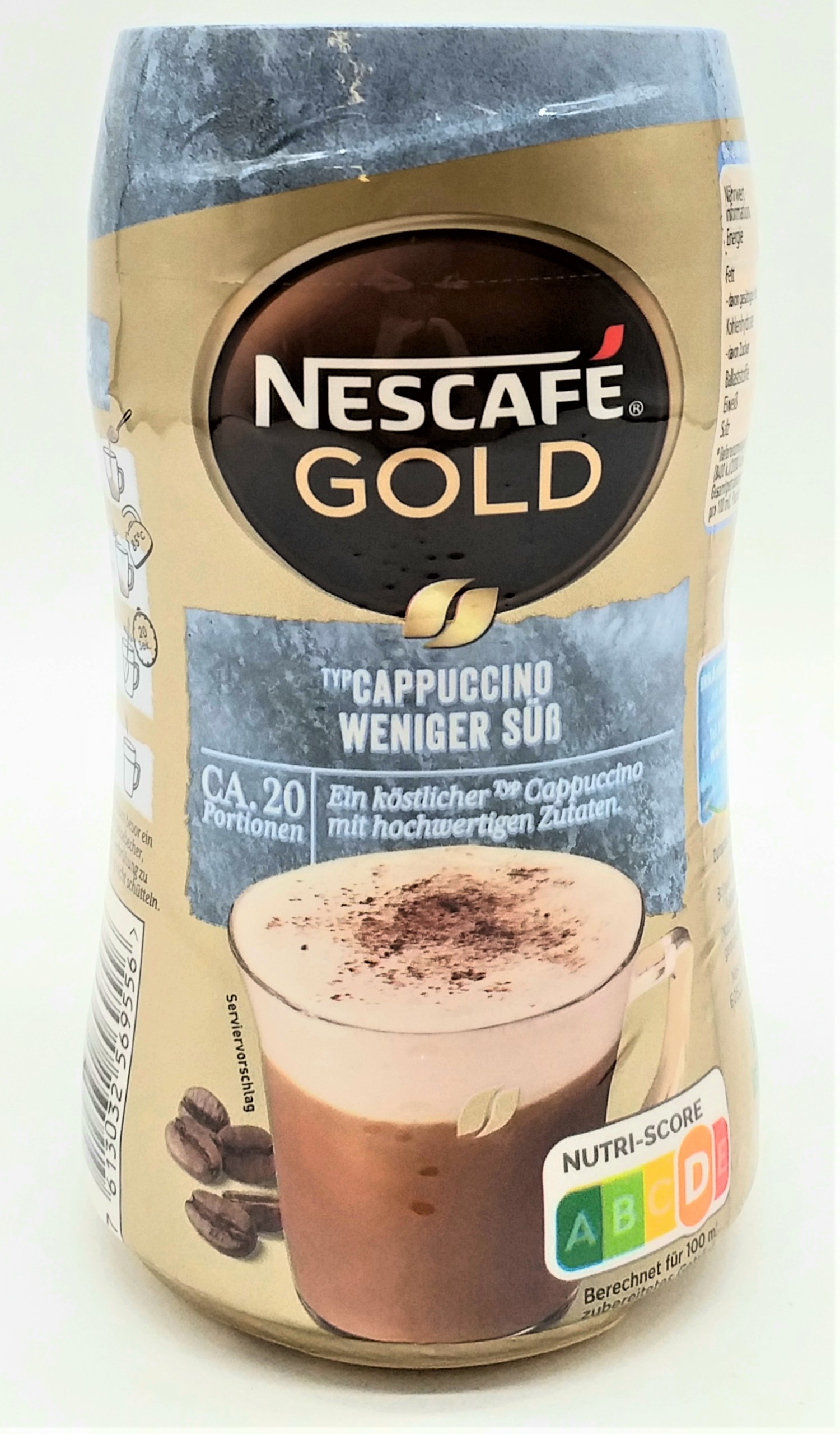 Nescafe Gold Cappuccino weniger süß 250g