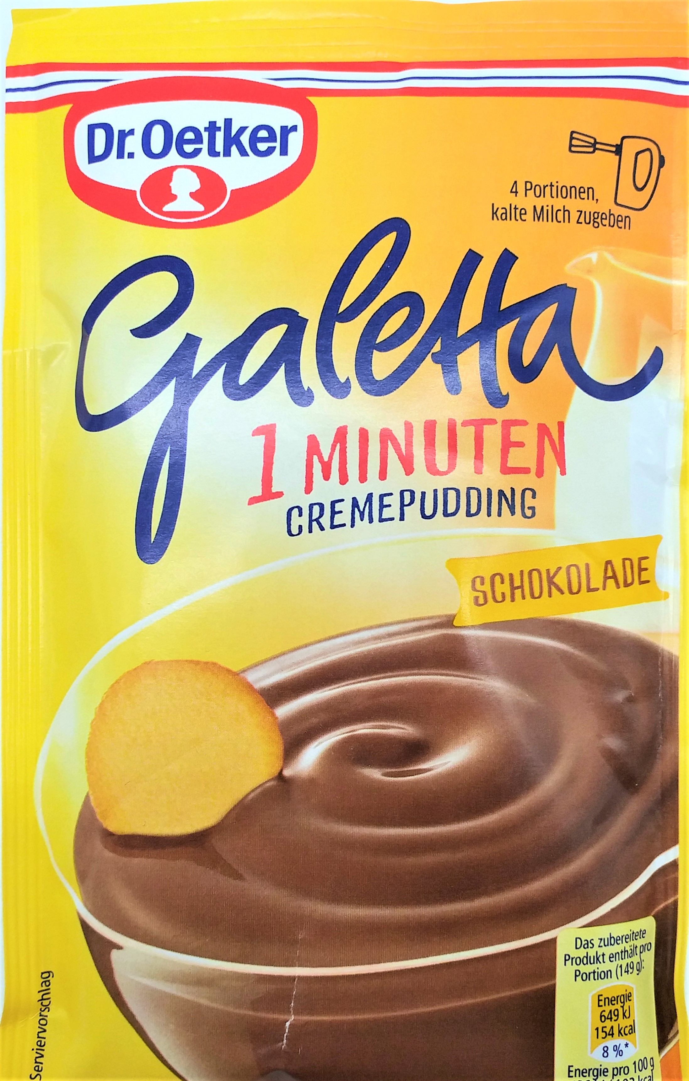 Dr.Oetker Galetta Schokolade für 500ml 99g