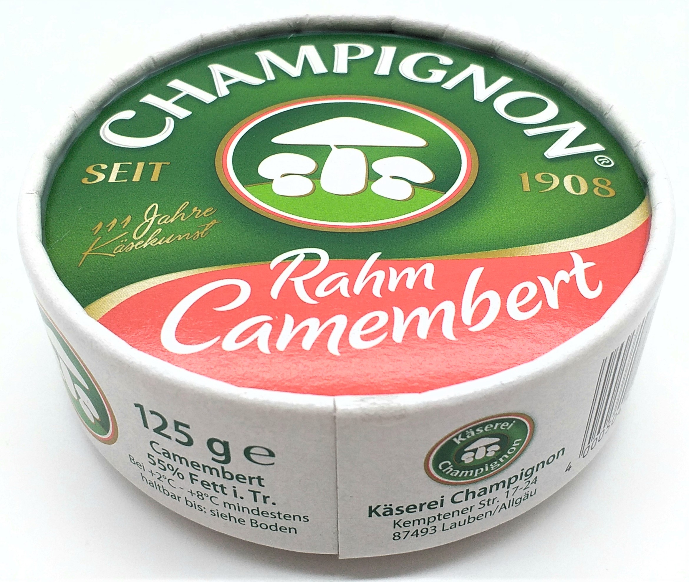 Champignon Rahm Camembert 55% Fett i. Tr. 125g