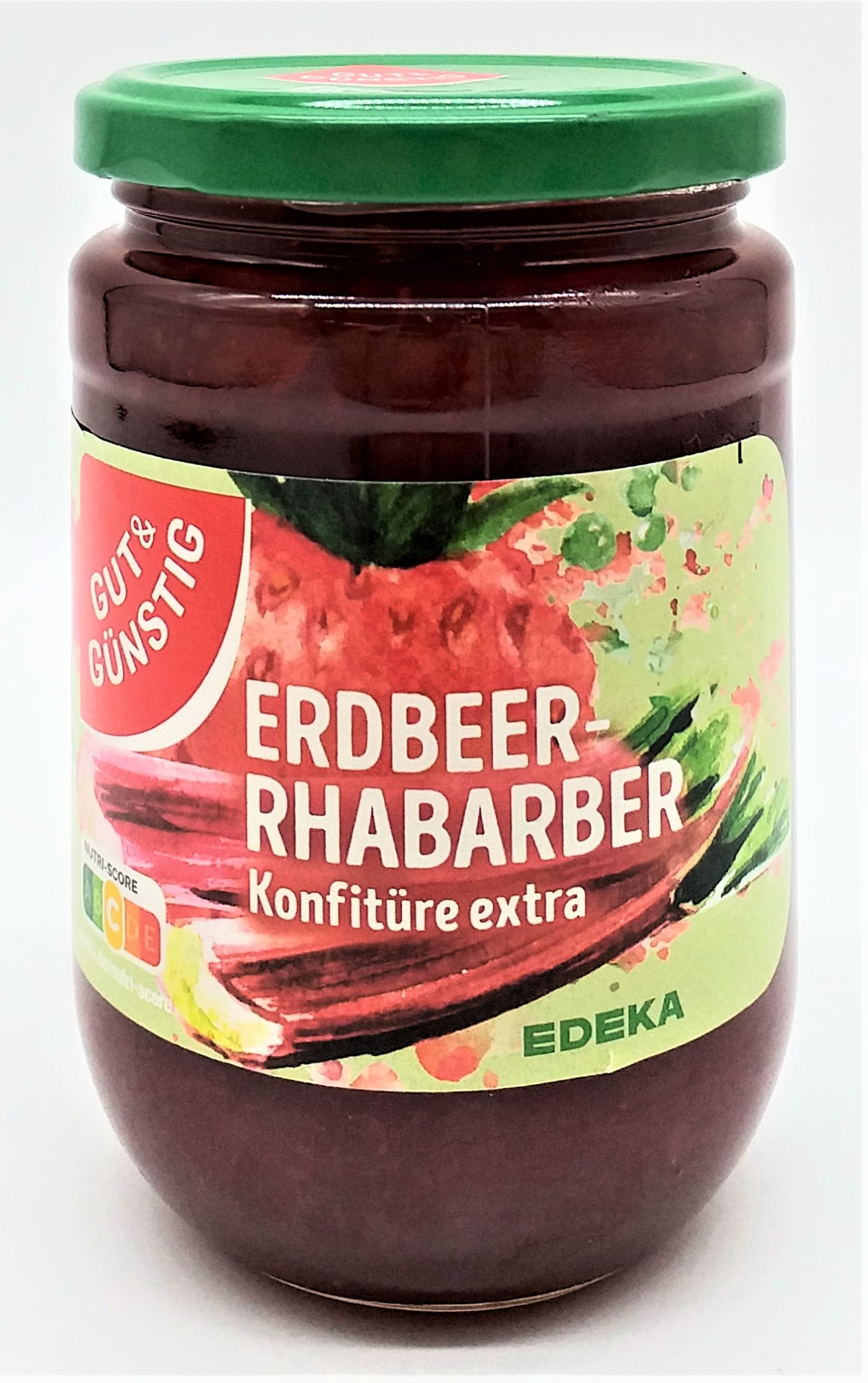 G&G Konfitüre Erdbeere-Rhabarber 450g
