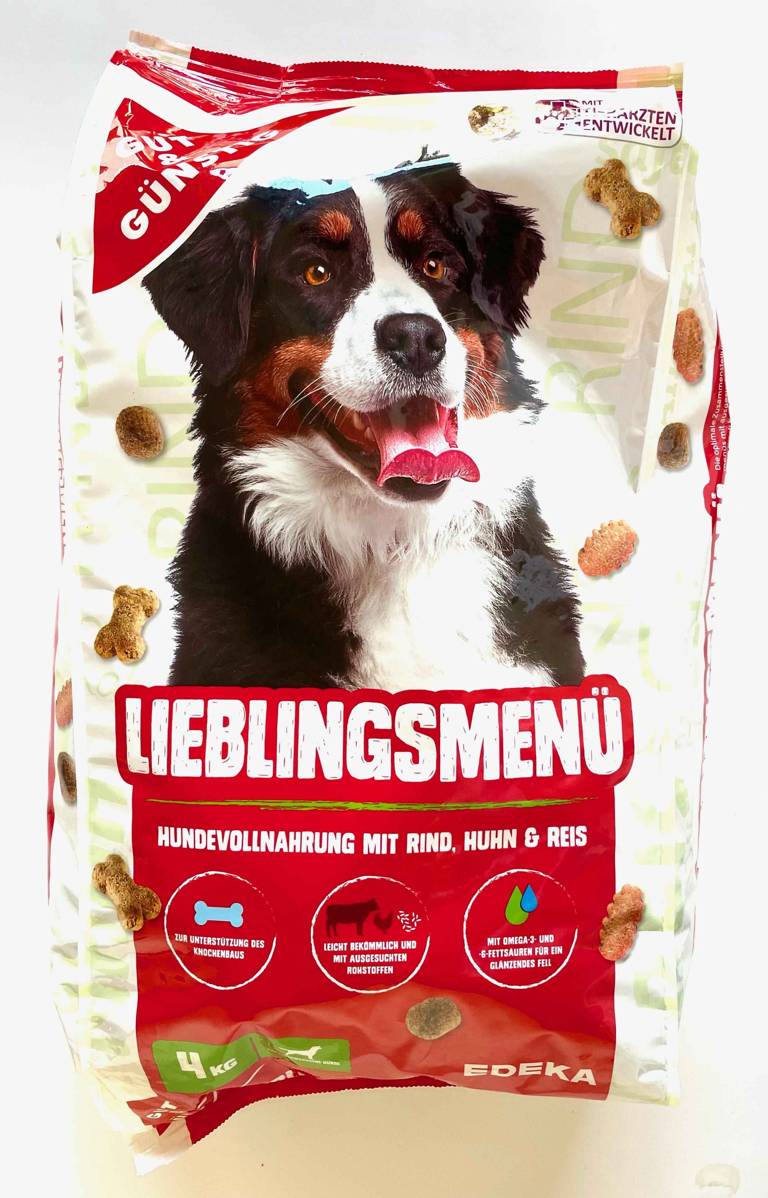 G&G Lieblingsmenü Hundevollnahrung mit Rind, Huhn & Reis  4kg