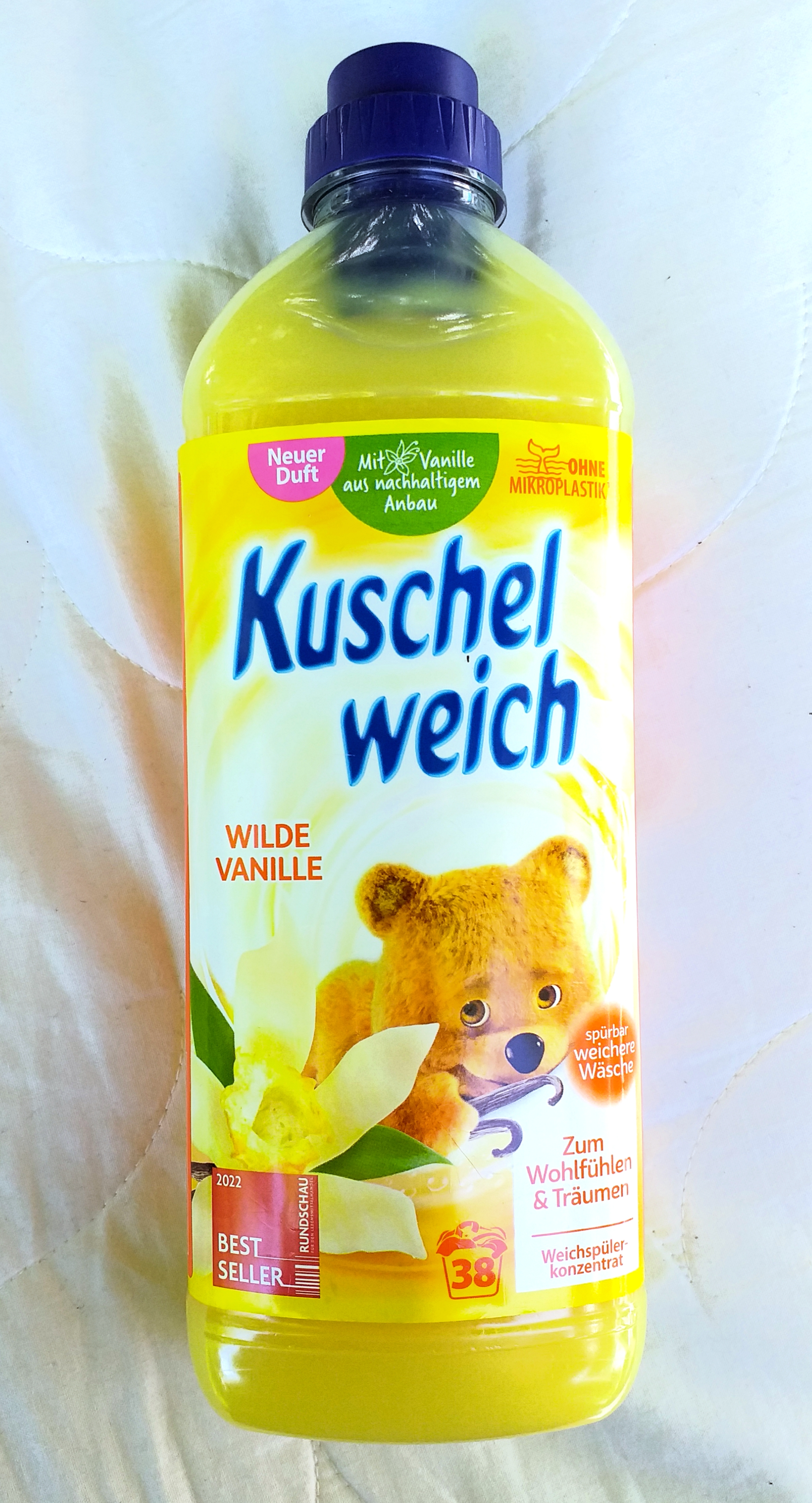 Kuschelweich Weichspüler Wilde Vanille 38WL 1l 