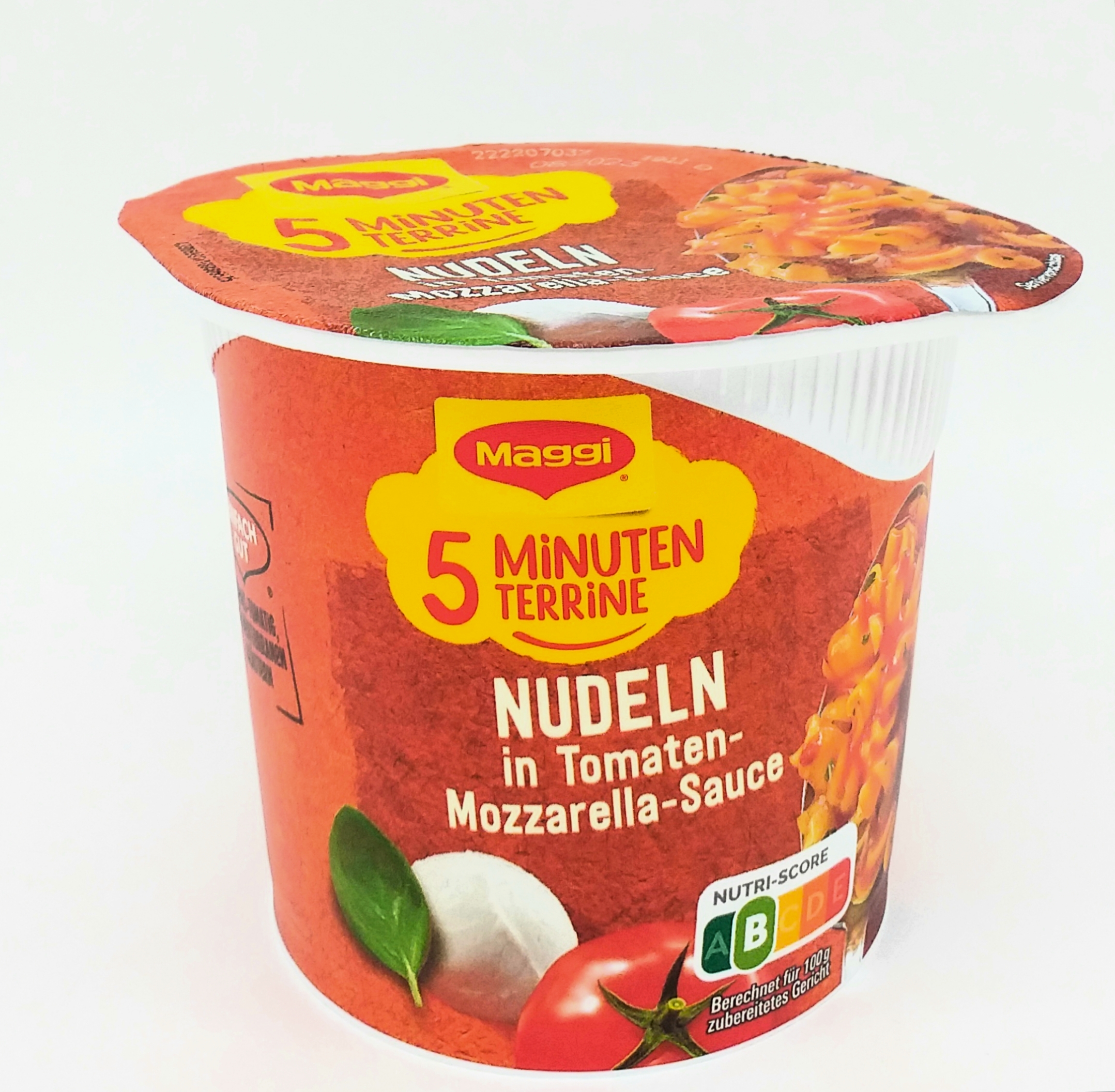 Maggi 5 Minuten Terrine Nudeln in Tomate-Mozzarella Sauce 55g