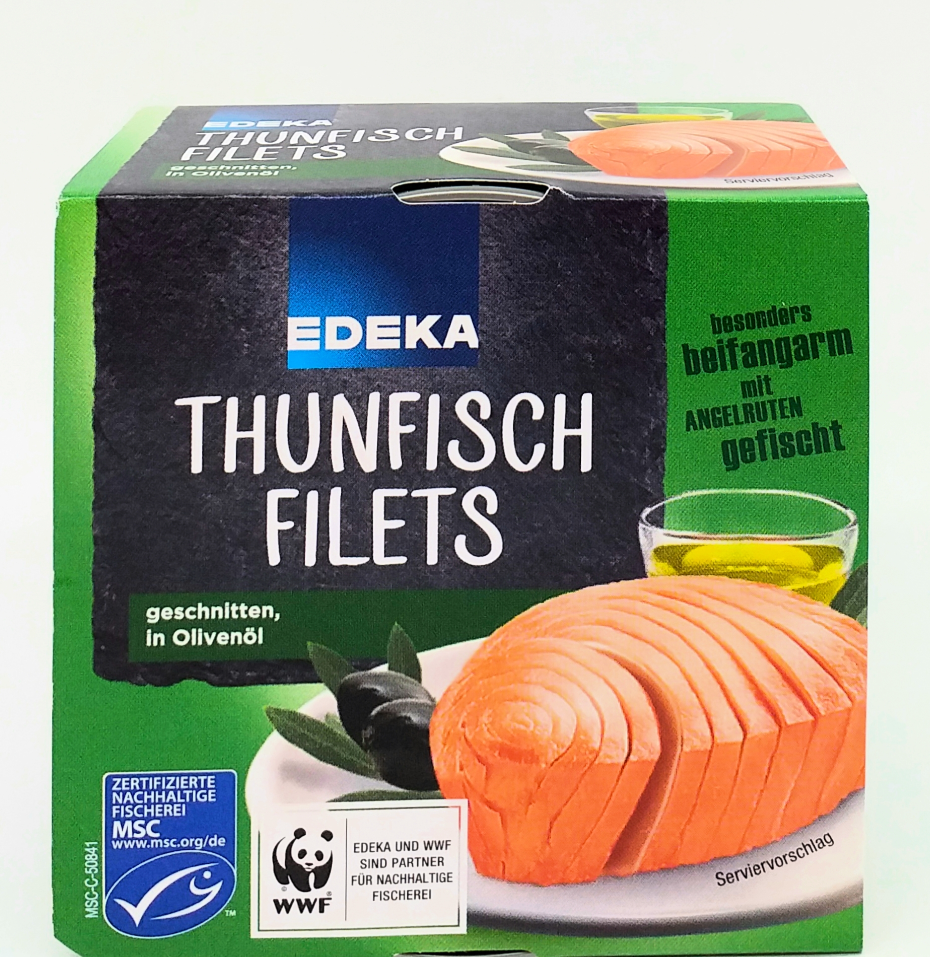 MSC EDEKA Thunfischfilets in Olivenöl 185g