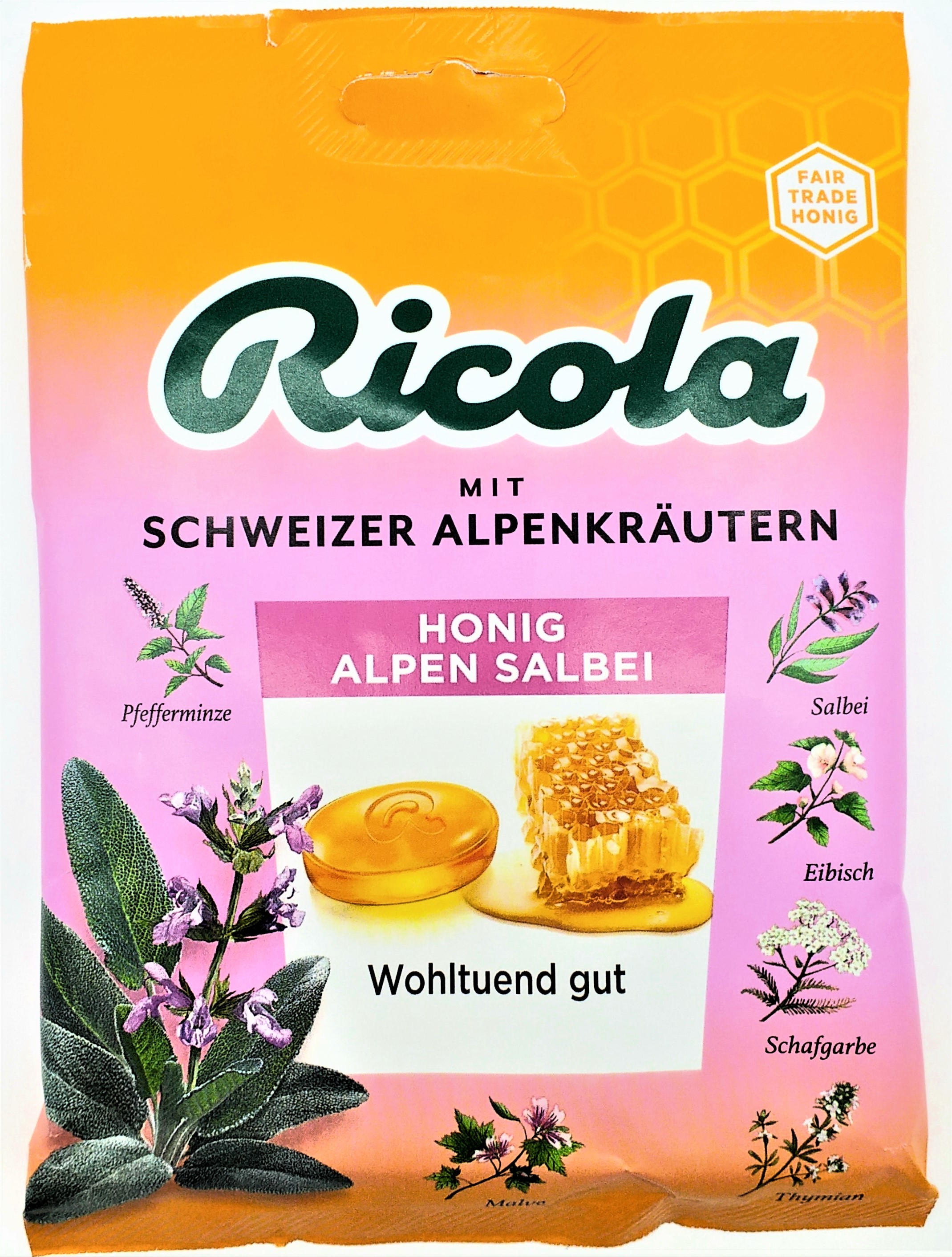 Ricola Honig-Alpen-Salbei Bonbons 75g