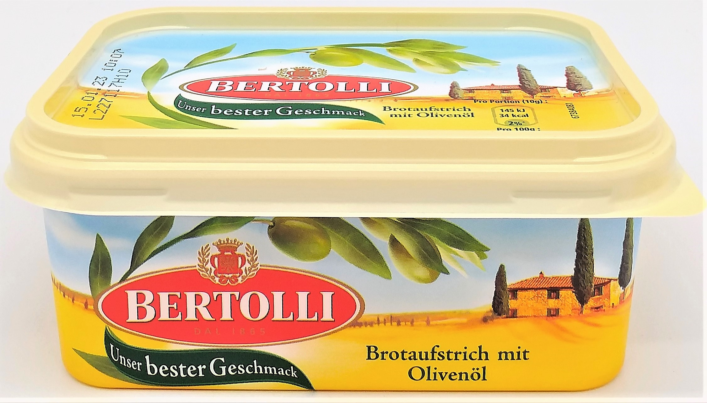 Bertolli Brotaufstrich  mit Olivenöl 38% Fett 250g