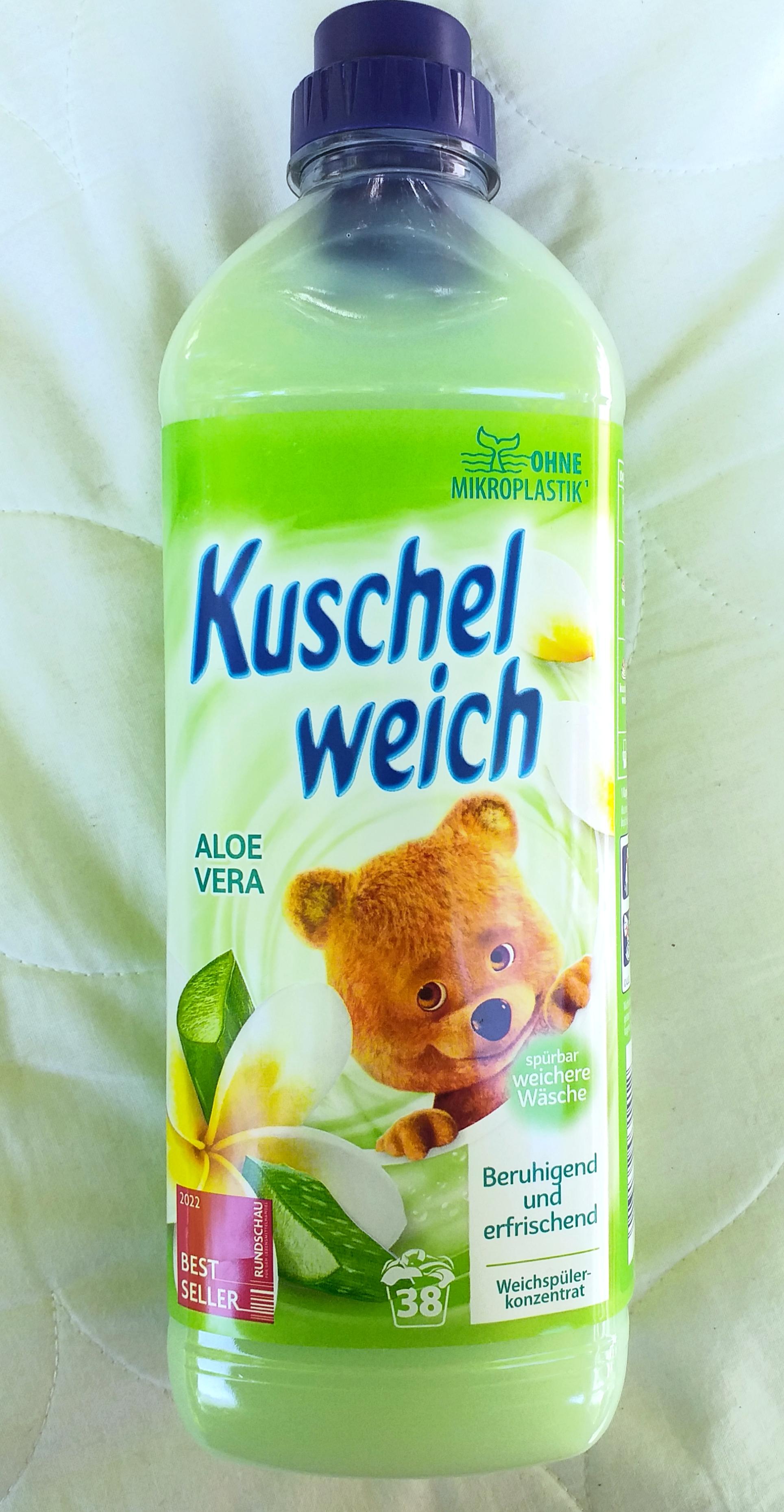 Kuschelweich Weichspüler Aloe Vera 38WL 1l