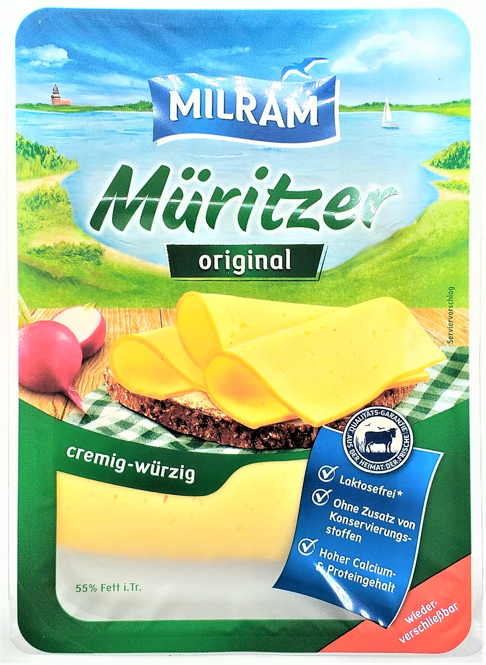 Milram Müritzer Scheiben 55% Fett i. Tr. 150g