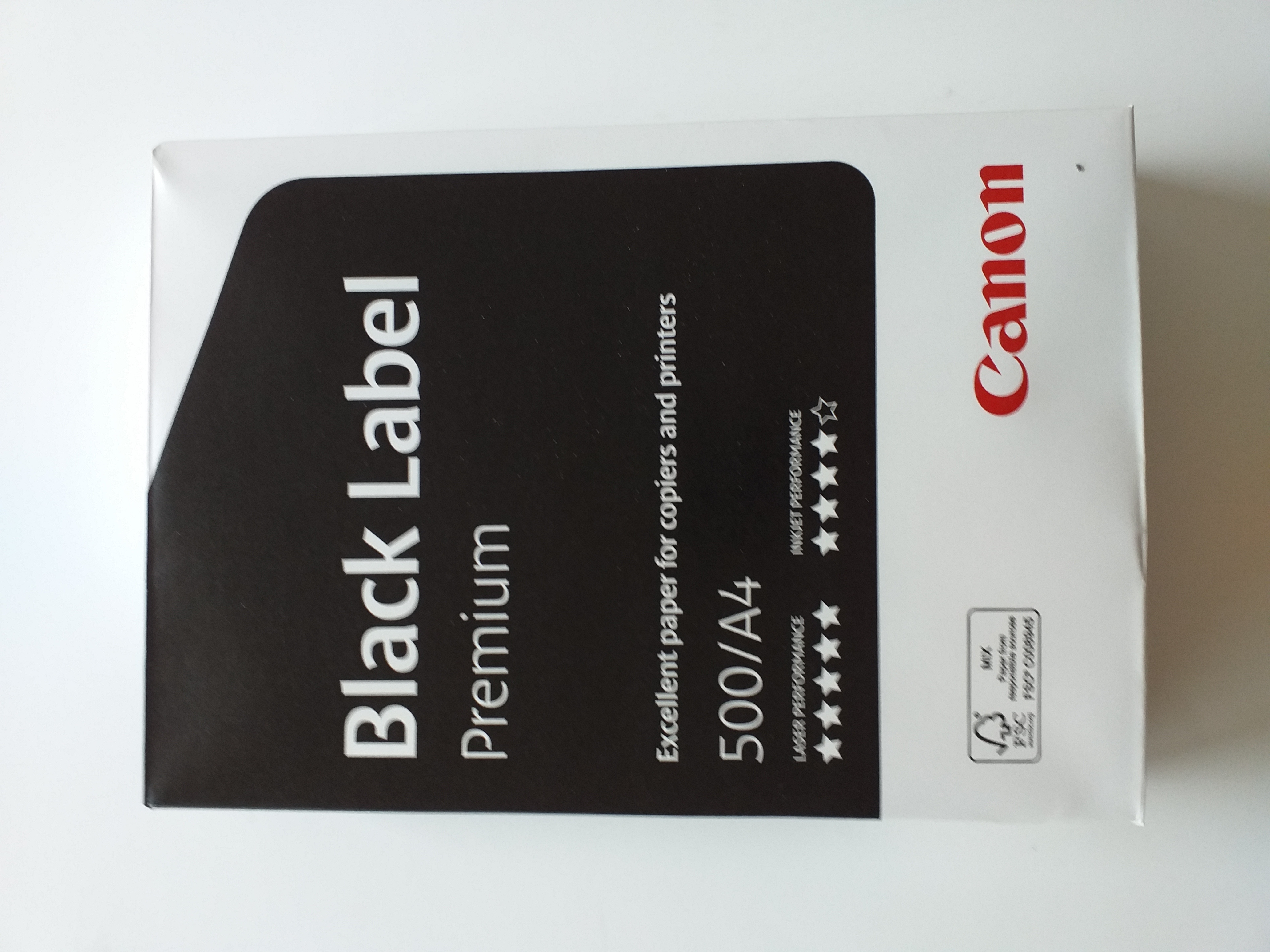 Canon Papier Black Label 80g/m² A4 500 Batt