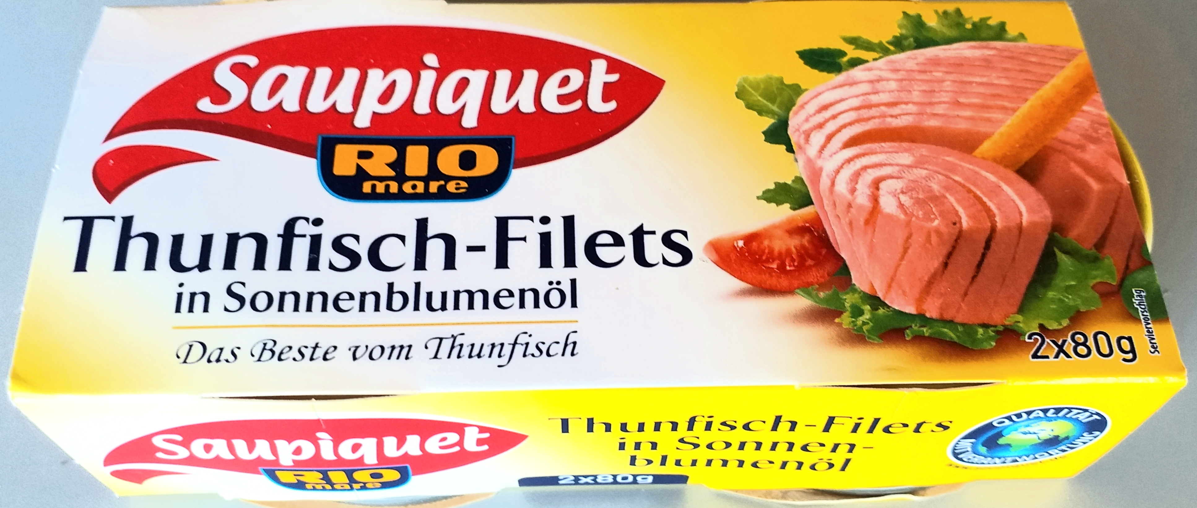 Saupiquet Thunfisch-Filet in Sonnenblumen Öl 2 x 80g