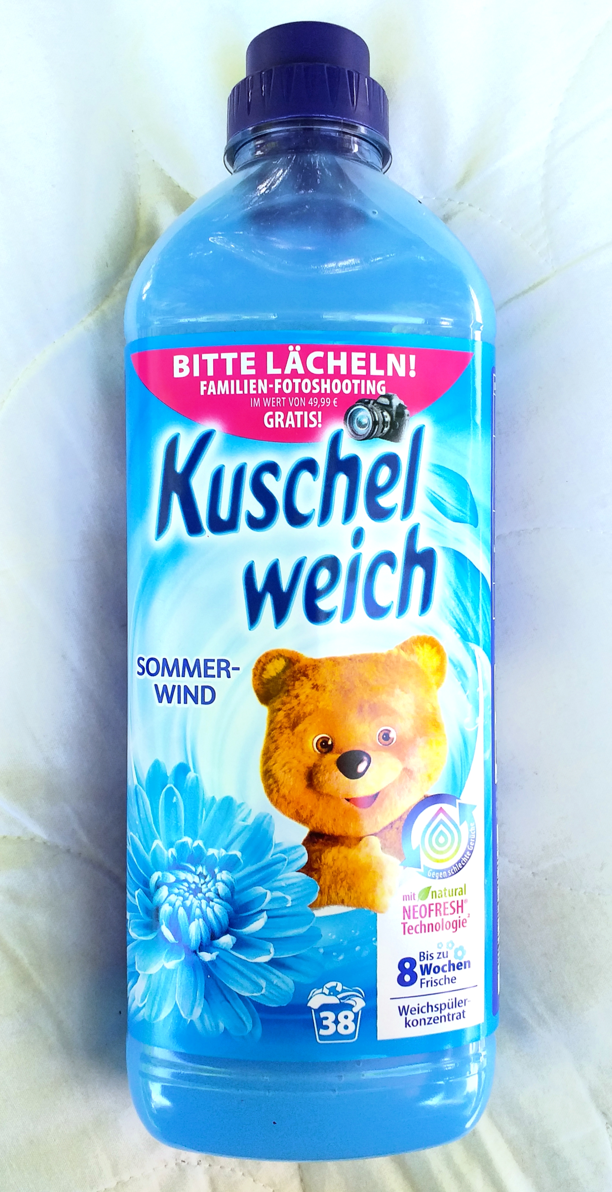 Kuschelweich Weichspüler Sommerwind 38 WL 1l.