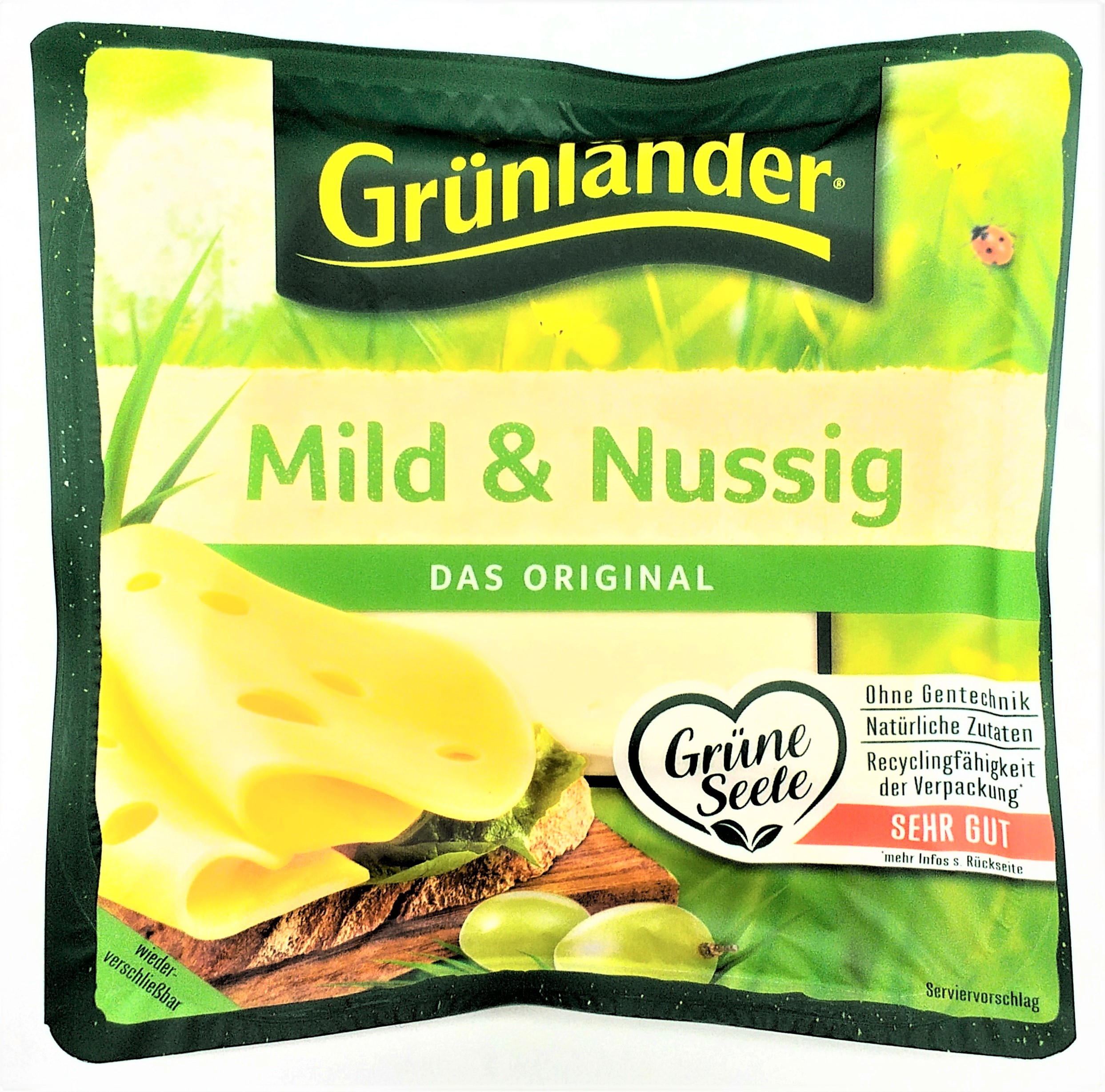 Grünländer Scheiben mild & nussig 48% Fett i. Tr. 140g