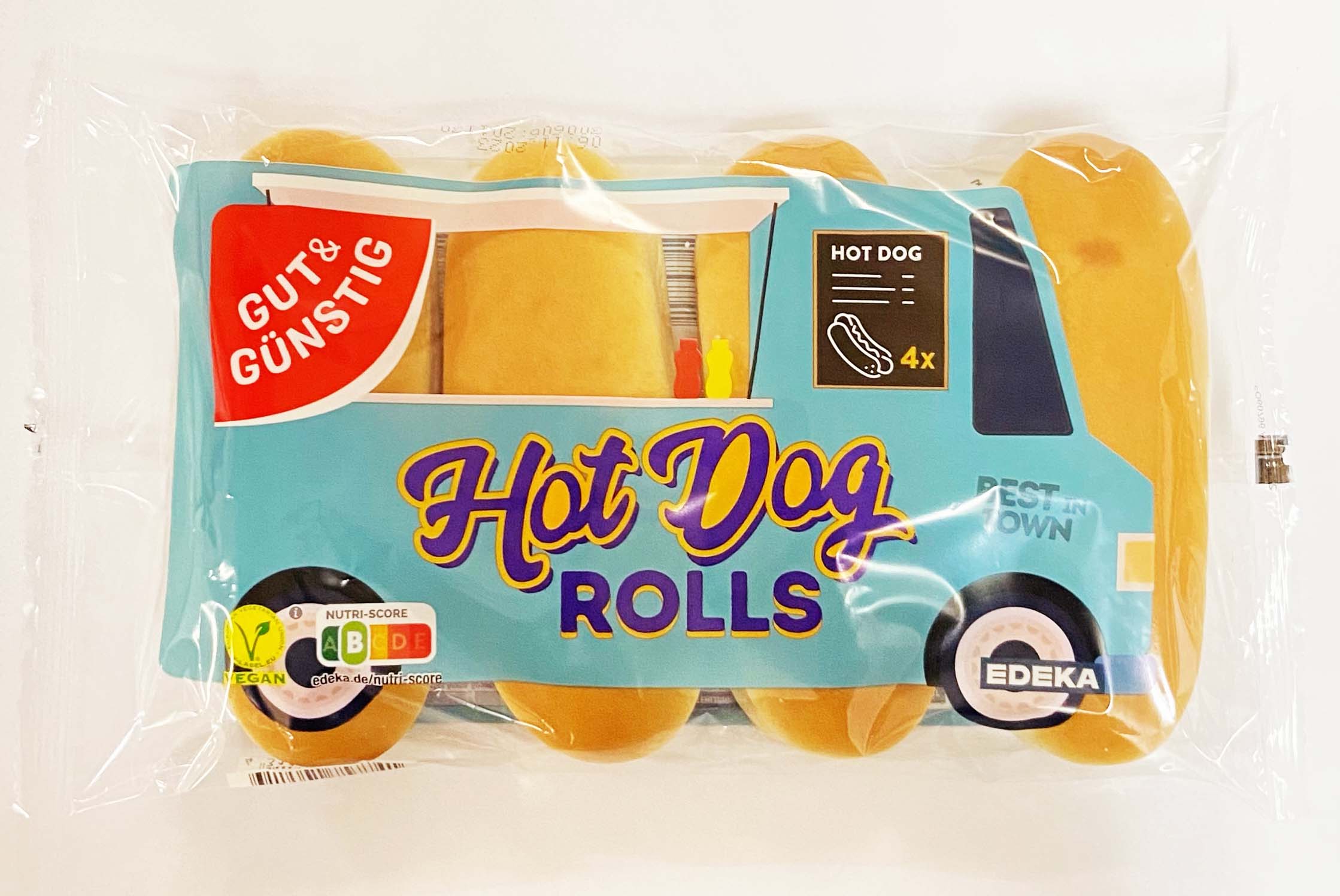 G&G Hot Dog Rolls  4 Stück 250g
