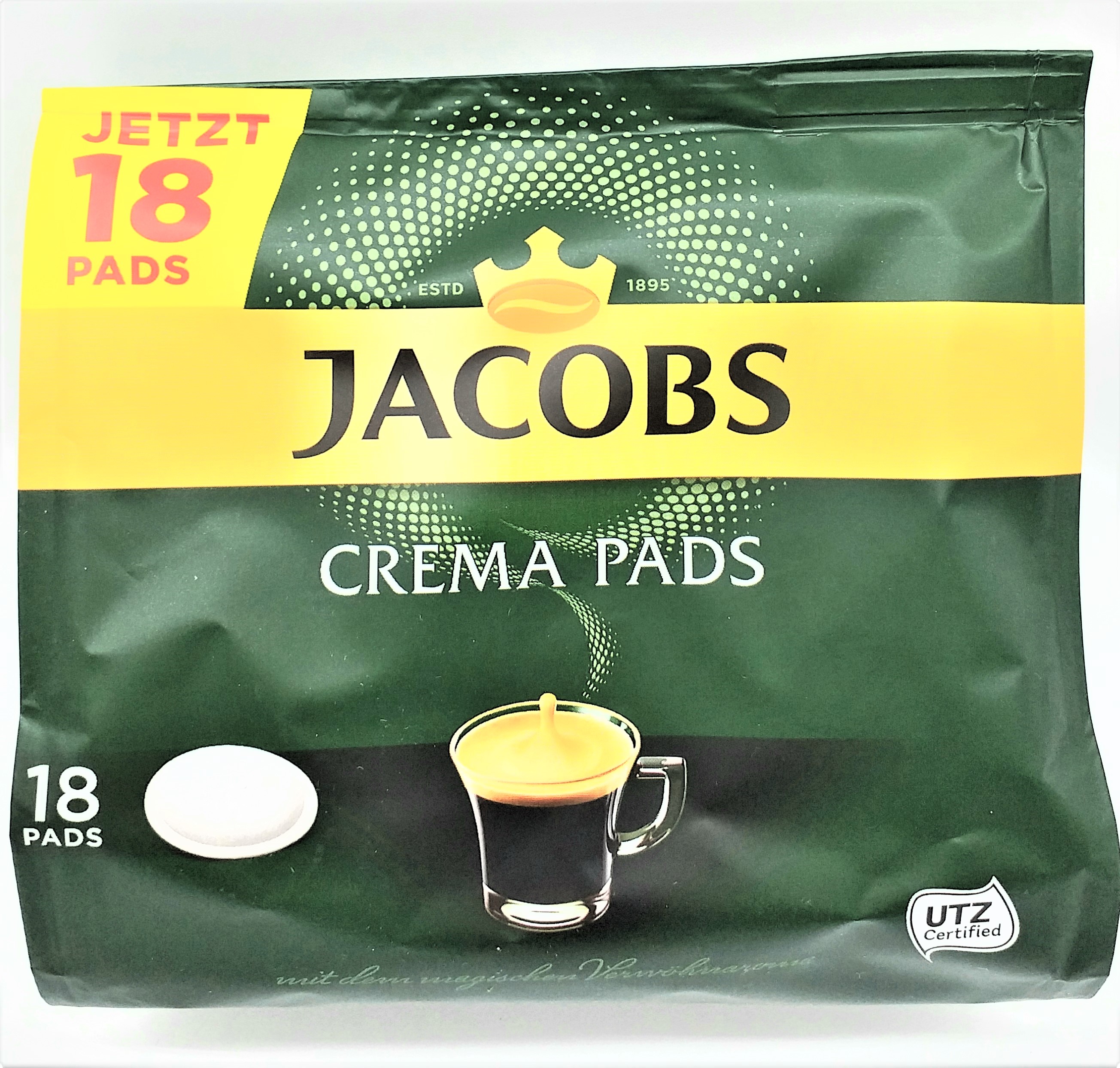 Jacobs Kaffee Pads crema 18ST 118g