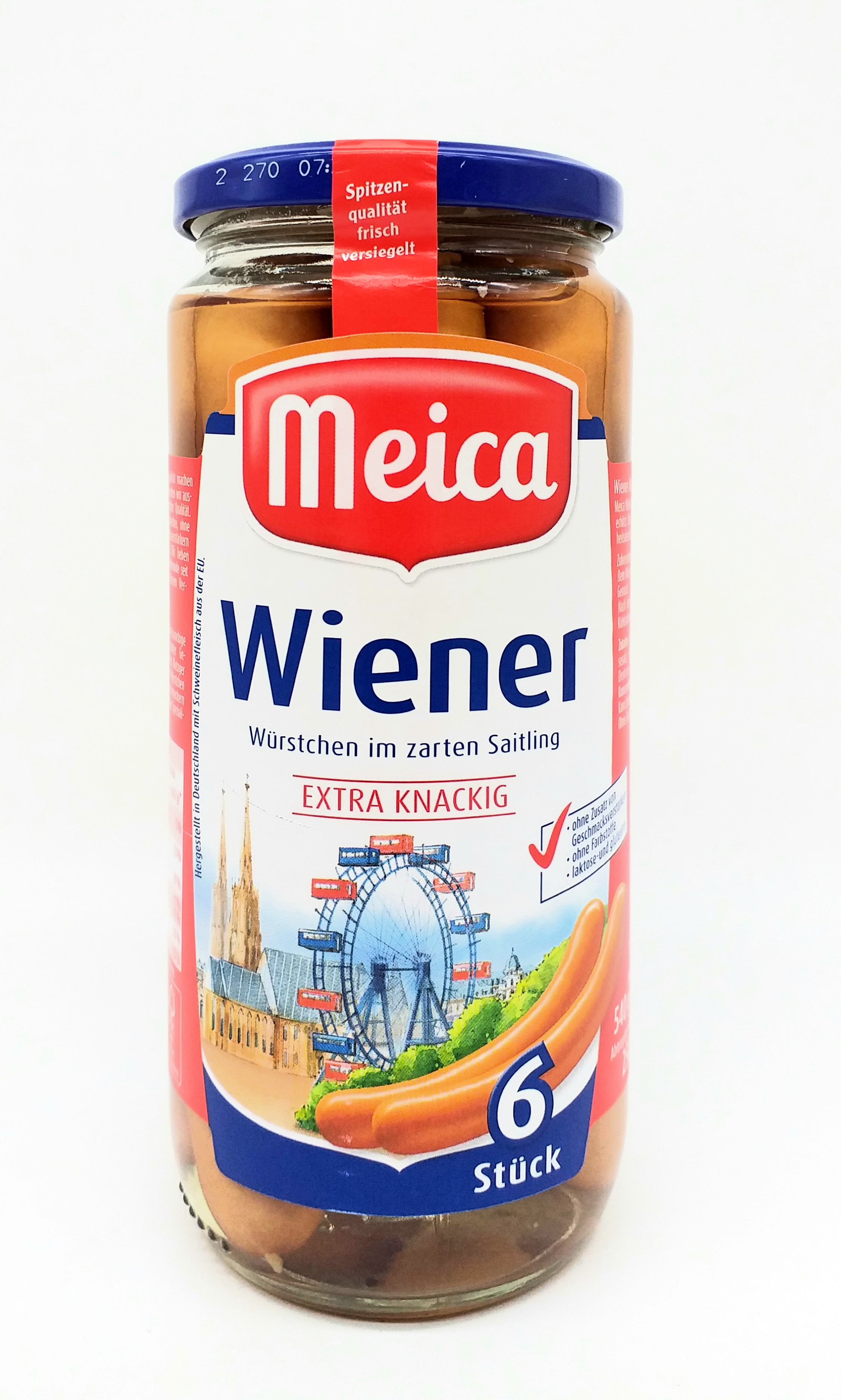 Meica Wiener-Würstchen 6ST knack.250g
