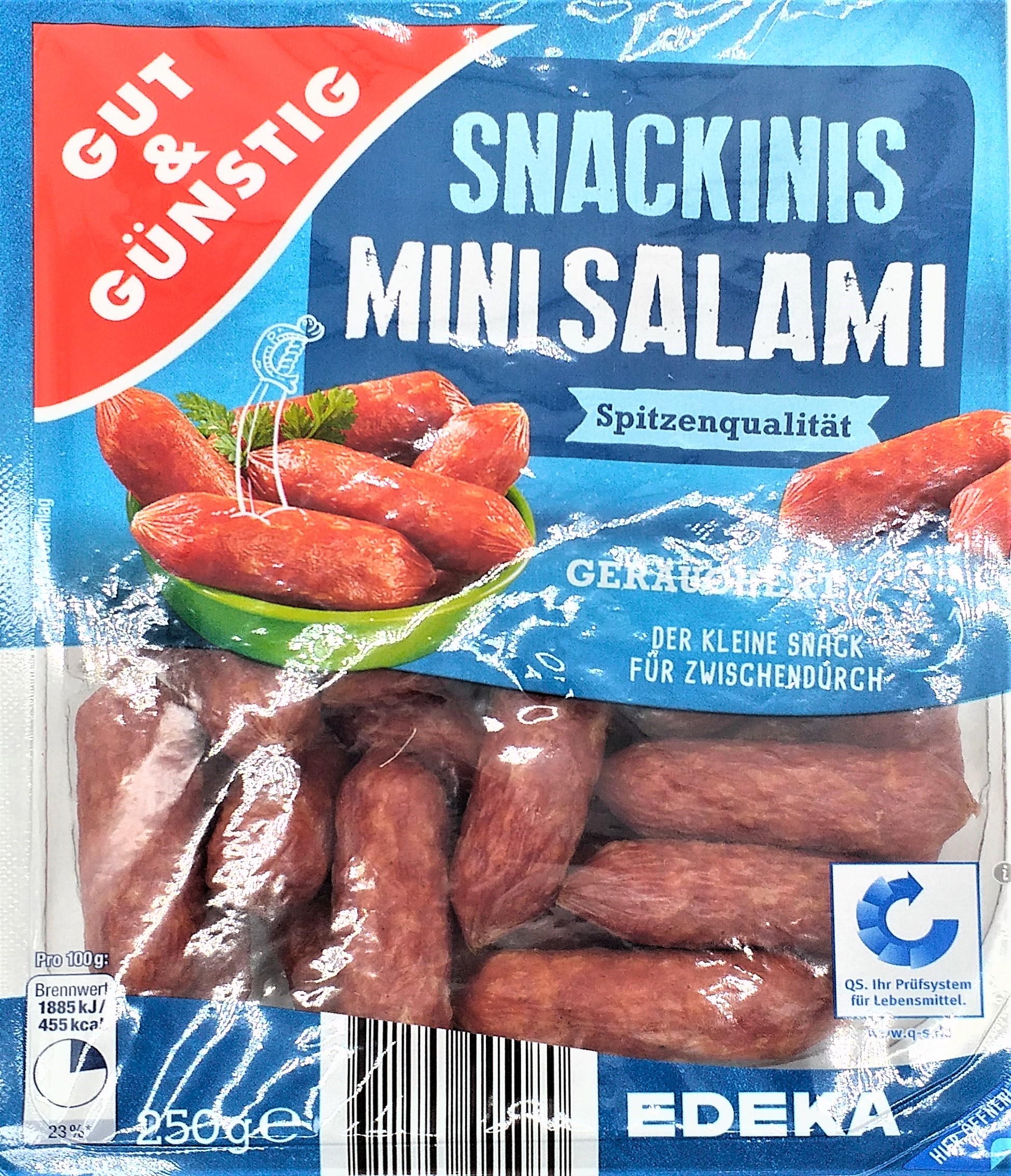 G&G Snackinis Mini-Salami 250g QS