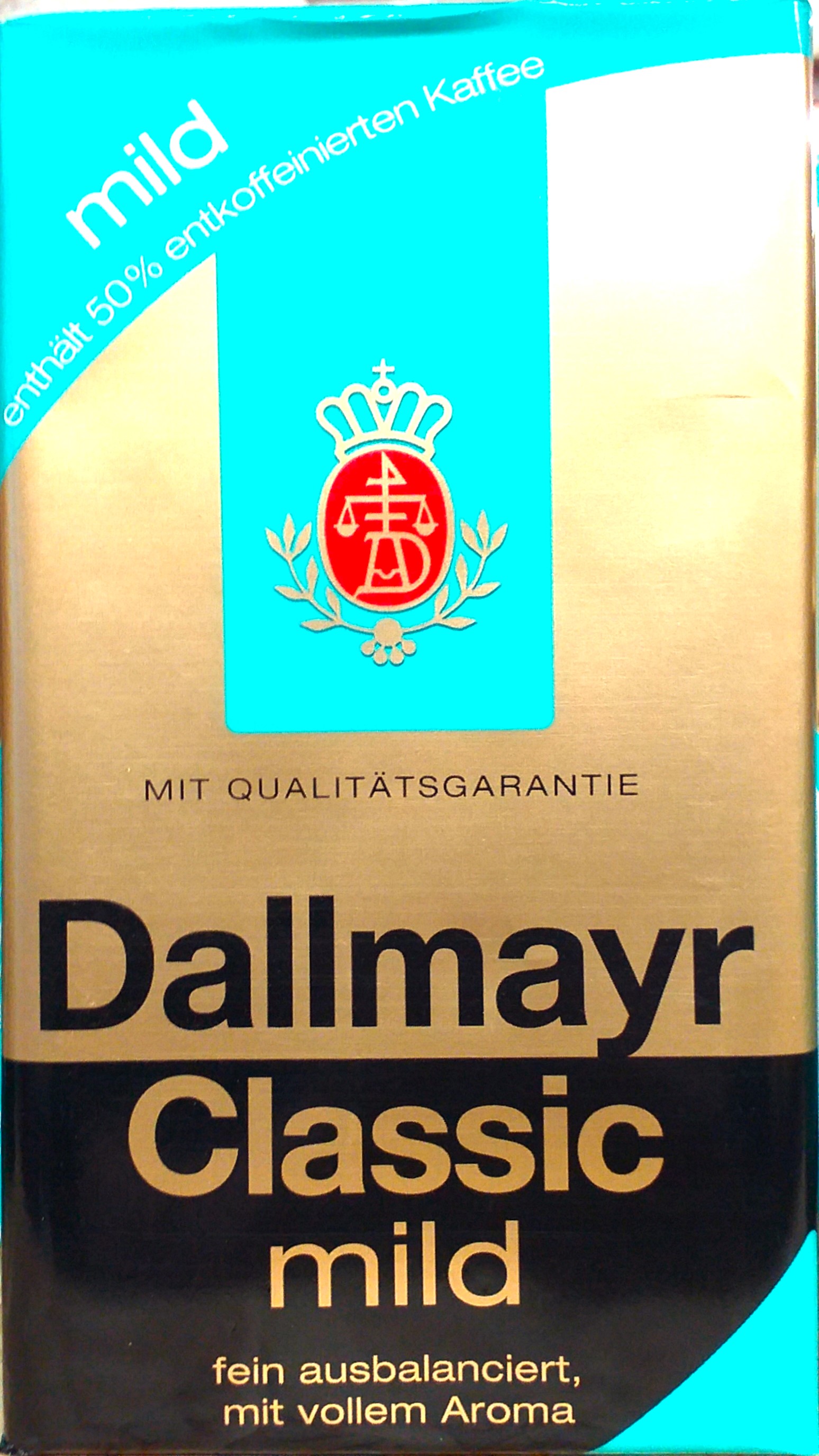 Dallmayr Classic mild, gemahlen 500g