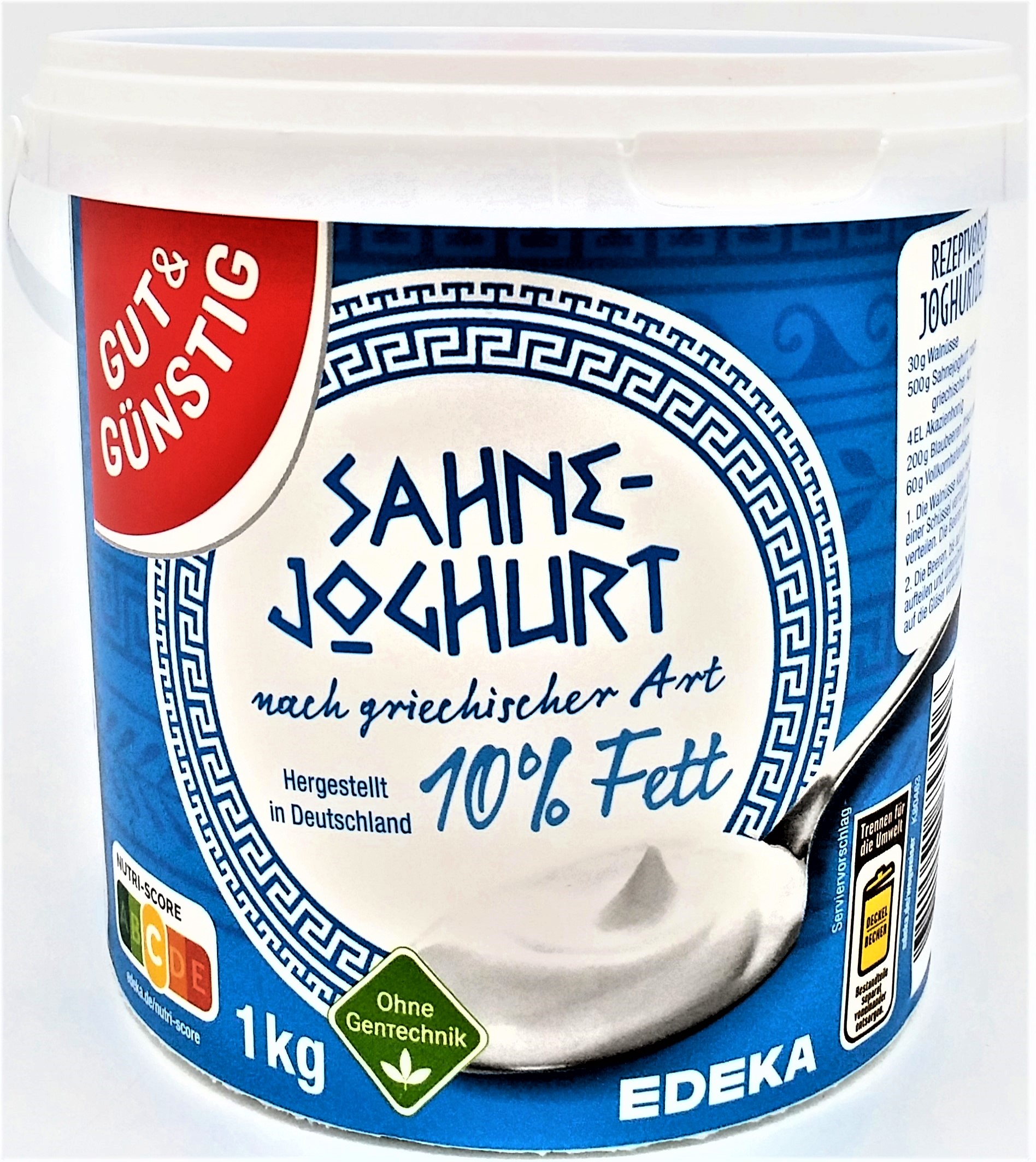 Sahnejoghurt griechische Art 10% 1kg