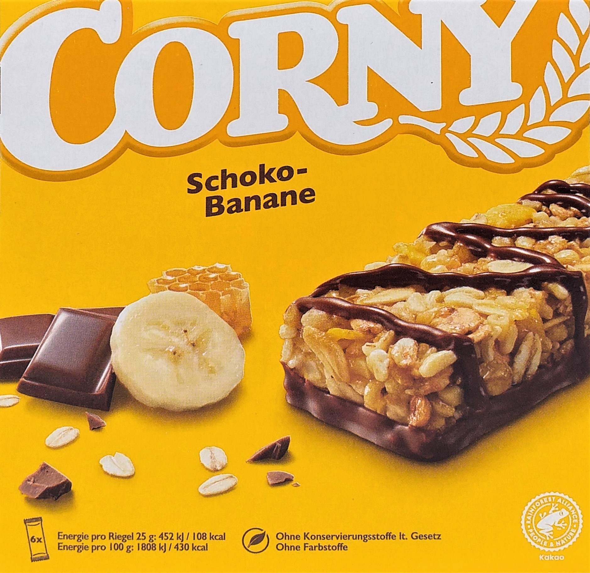 Corny Schoko Banane 6ST 150g