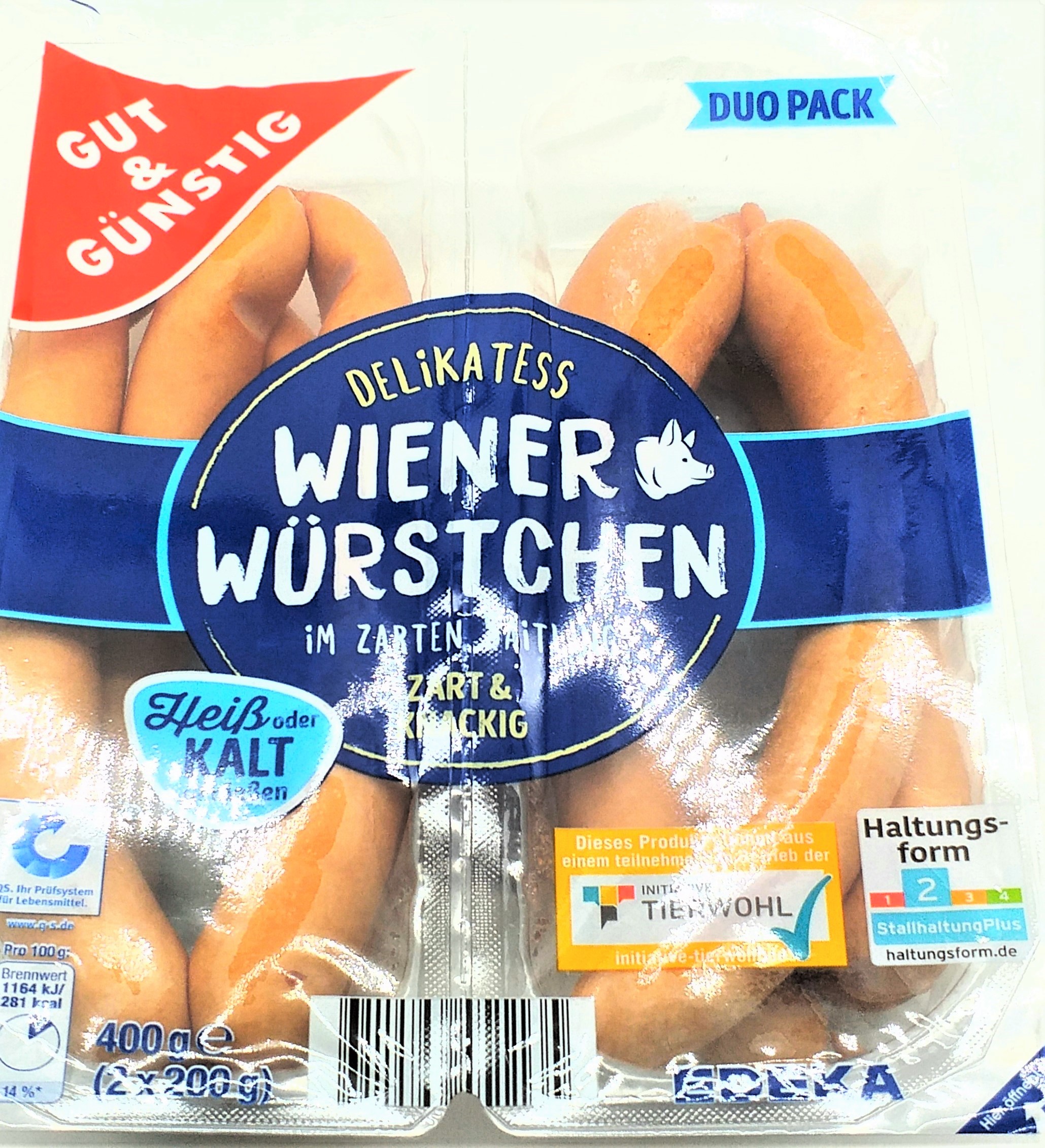 G&G Wiener Würstchen 2x200g QS