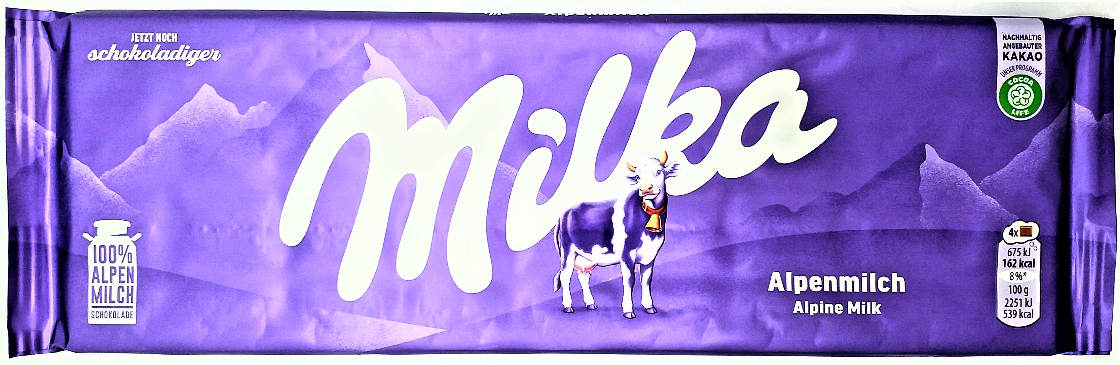 Milka Schokolade Alpenmilch 100g
