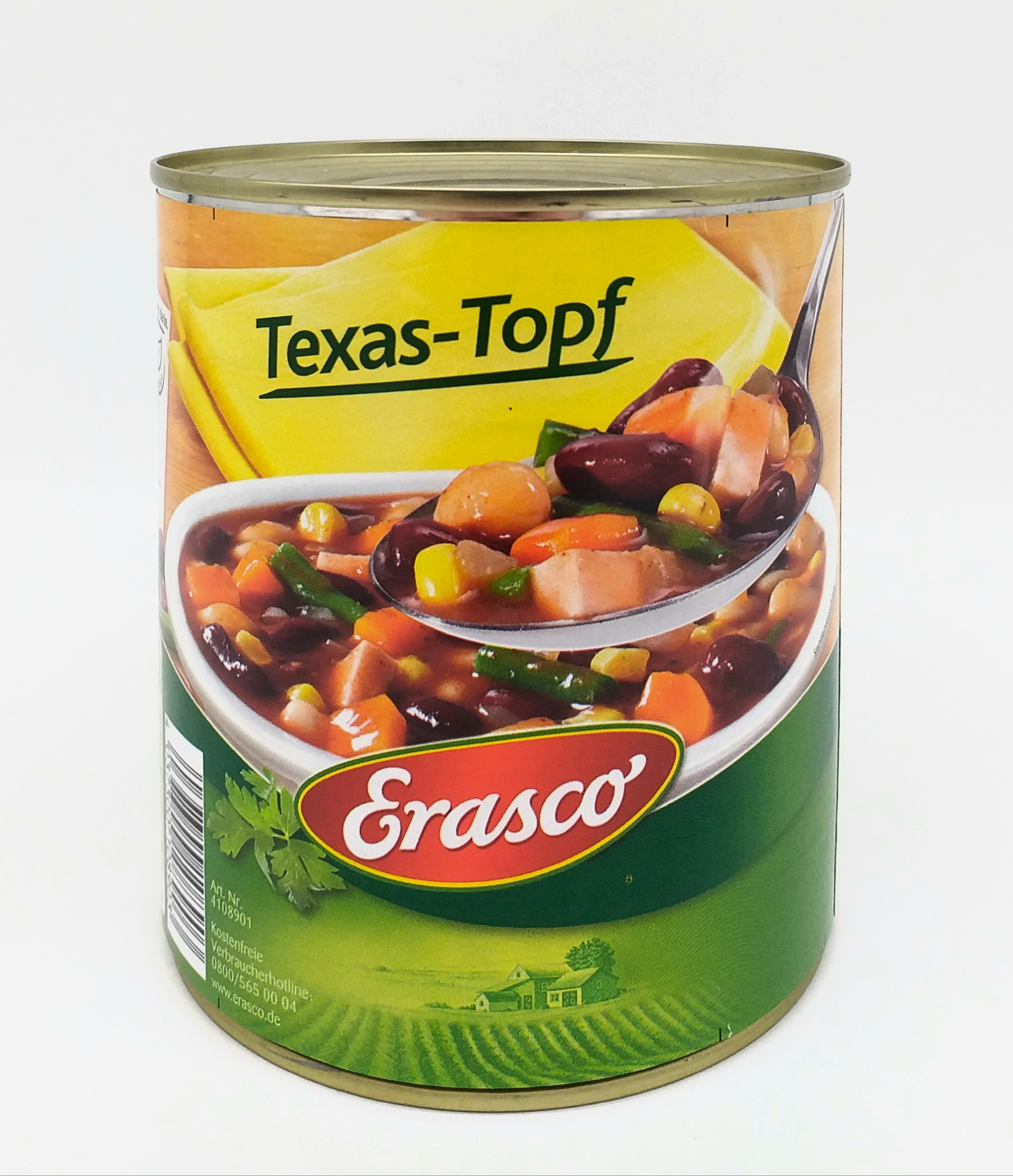 Erasco Texastopf 800g Dose