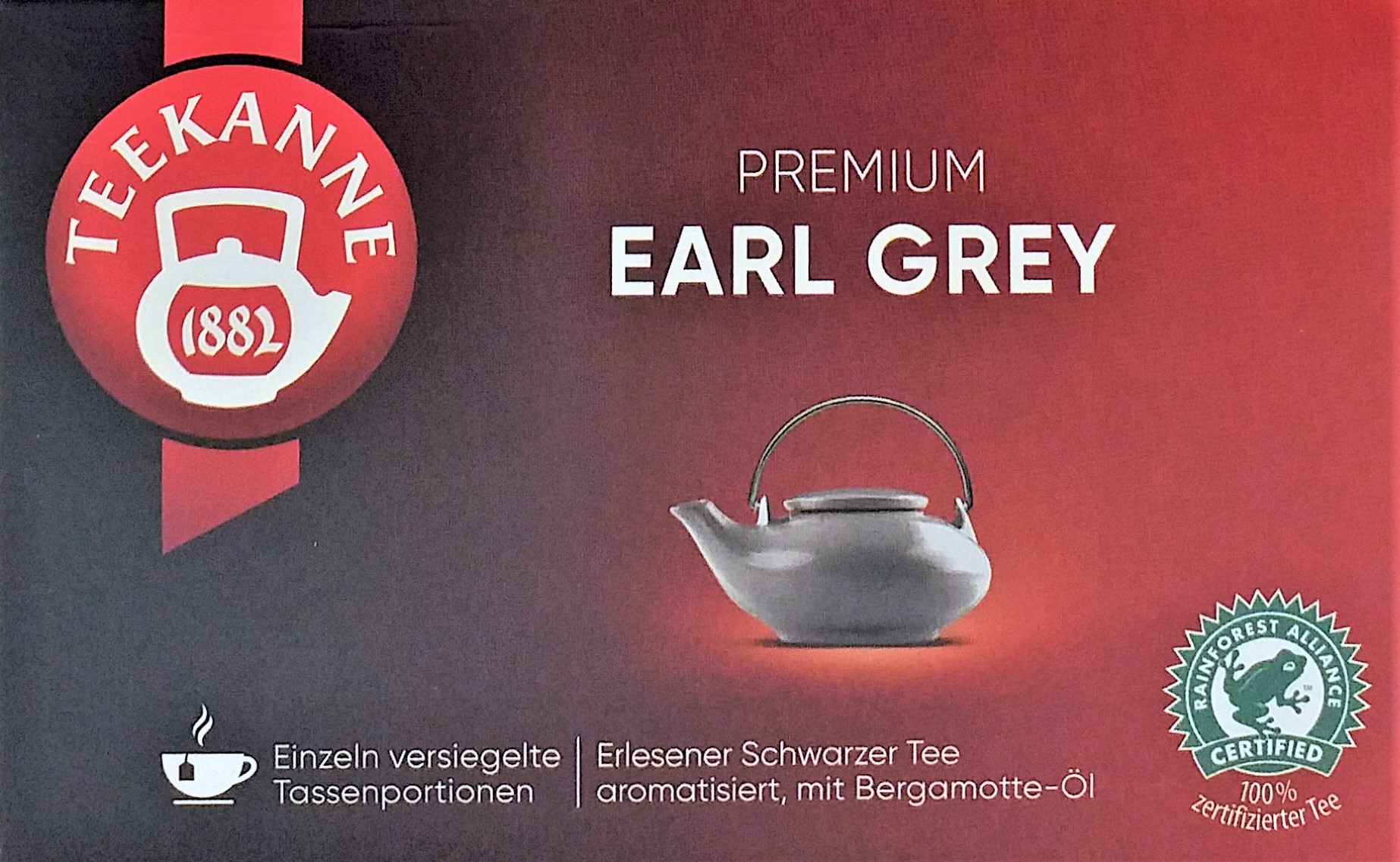 Teekanne Premium Earl Grey Tee RFA 20ST 40g
