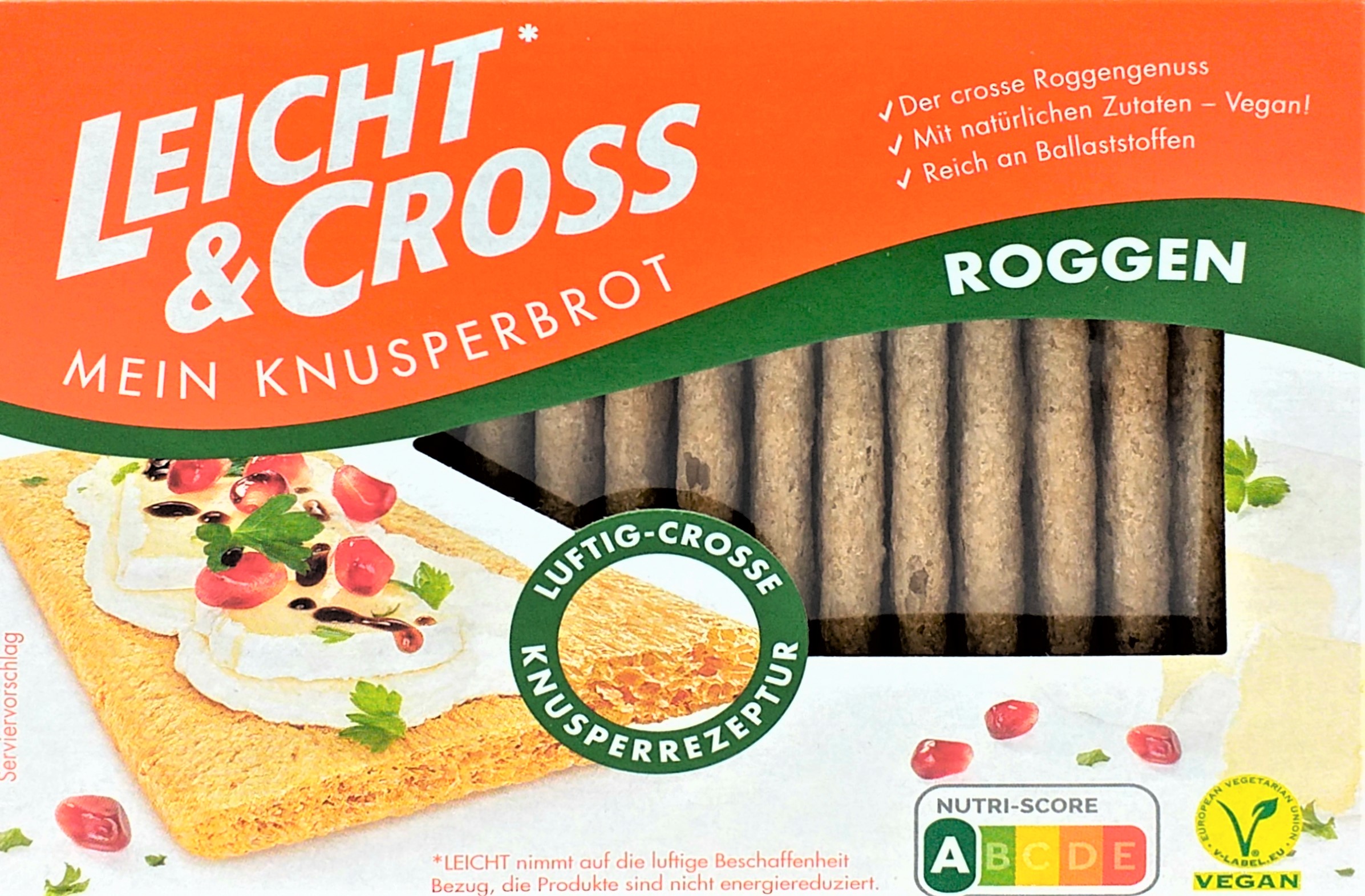 Leicht&Cross Roggen Knusperbrot 125g