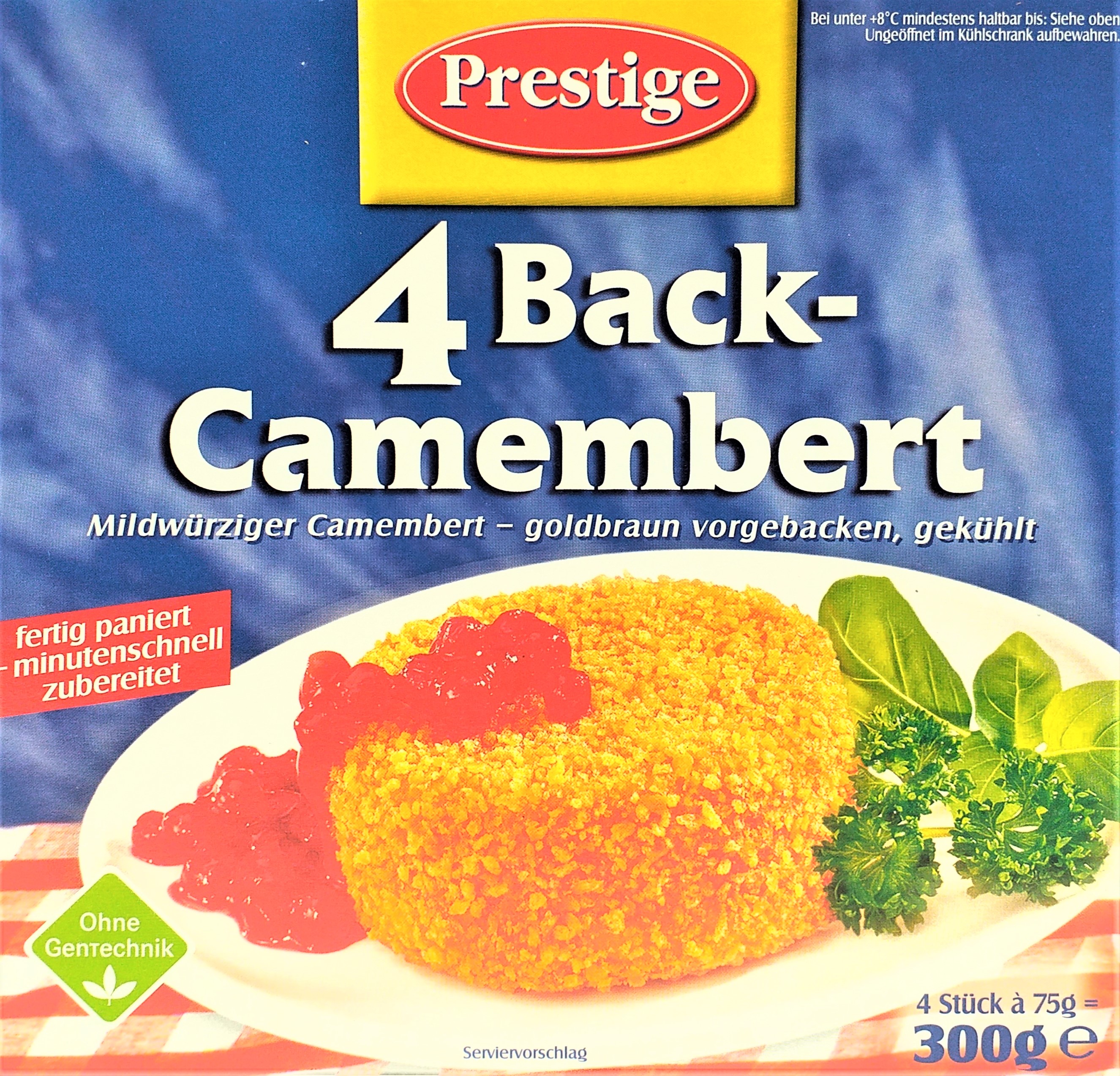 Prestige Back-Camembert 300g