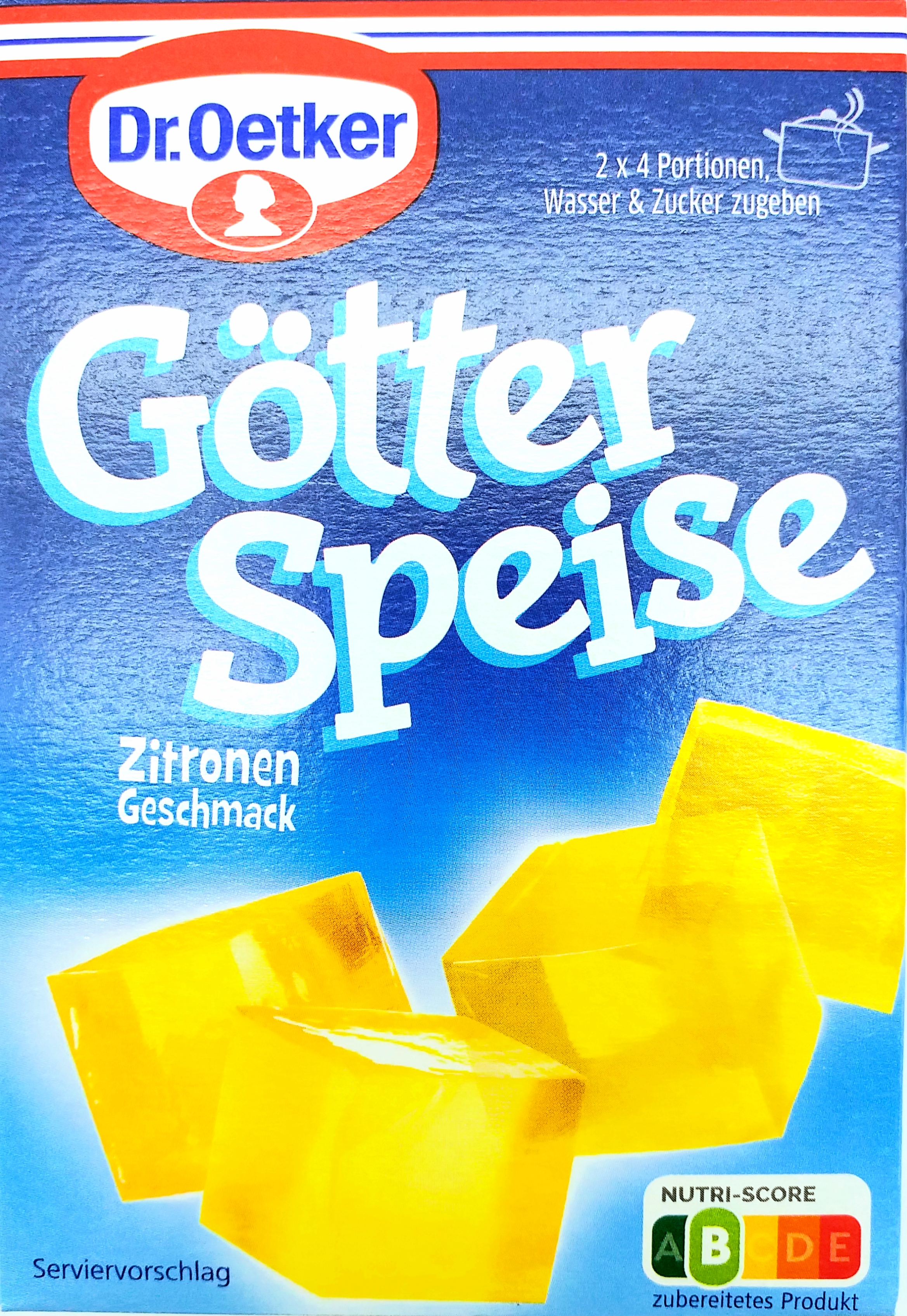 Dr. Oetker Götterspeise Zitronen-Geschmack  25,2g