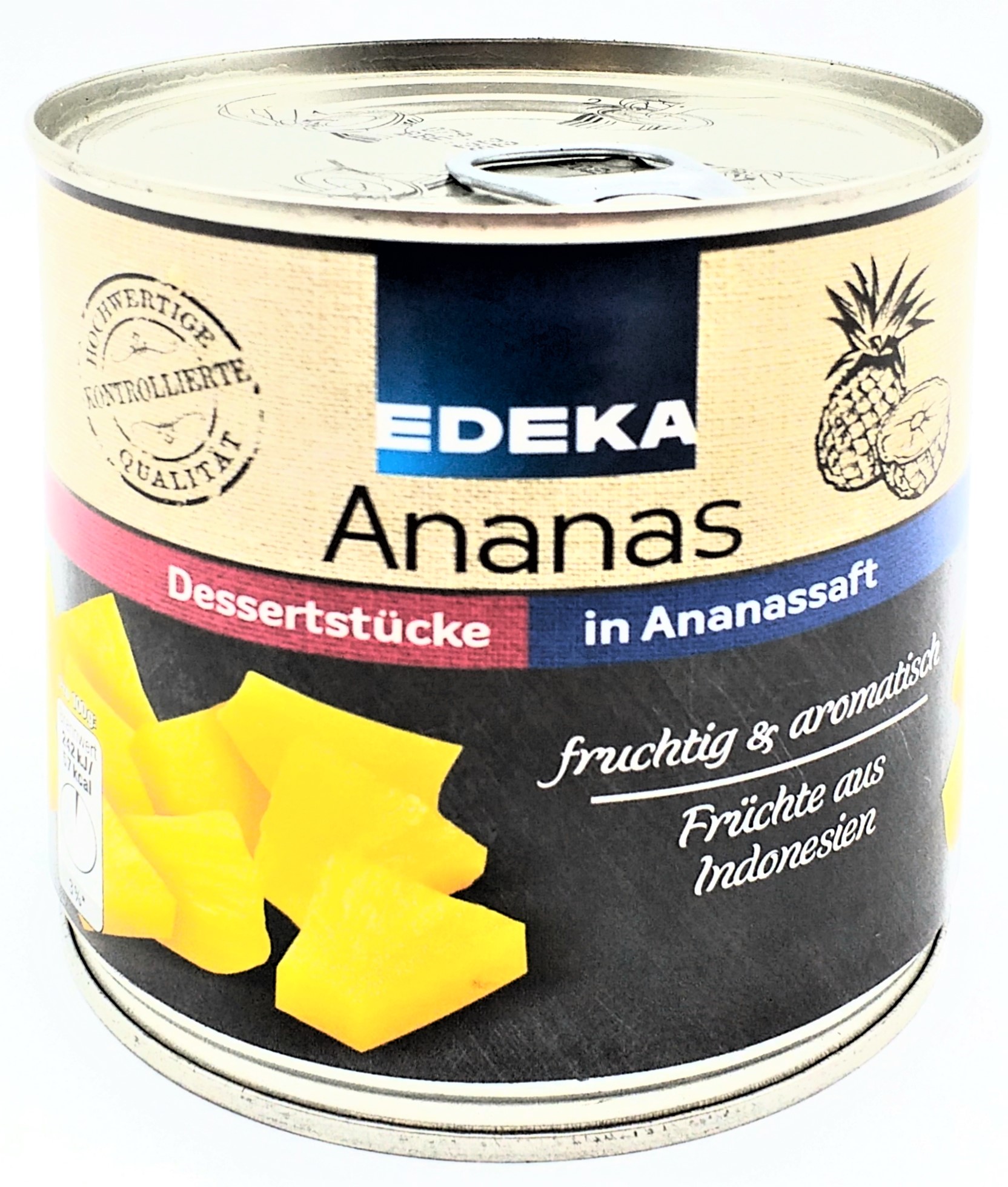 EDEKA Ananas Stücke in Saft 272g